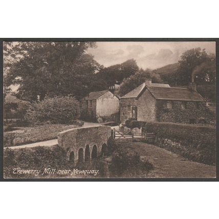 Trewerry Mill near Newquay, Cornwall, c.1910s - Hartnoll's Postcard