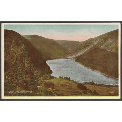 Upper Lake, Glendalough, Wicklow, c.1930s - Valentine's Postcard