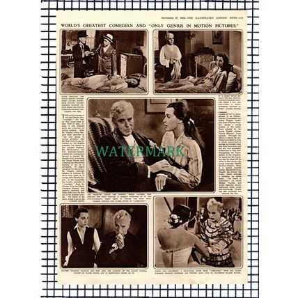 Charlie Chaplin Limelight Film Claire Bloom - 1952 Picture Article / Print