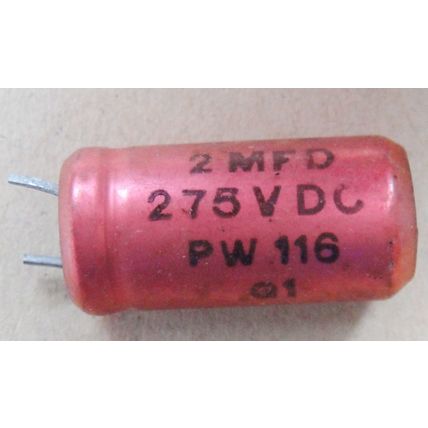 CCL Electrolytic Capacitor New Old Stock 2µF, 275V 1960s – 1970s