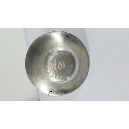 canterbury hammer forged aluminum candy dish with handle