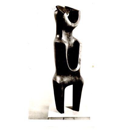 Bernard Meadows Standing Figure Sculpture Tate Gallery Vintage Photo Postcard