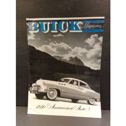 January 1950 Buick Magazine Announcement Issue Vol 11 No. 7
