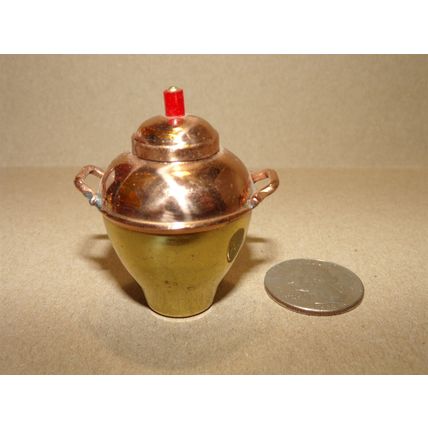Vintage Miniature Lidded Pot or Container Dollhouse Decor
