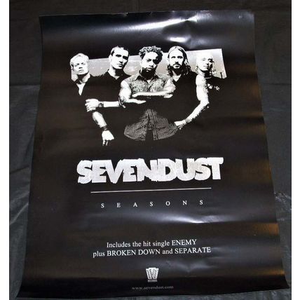 Sevendust - Seasons Promo Poster
