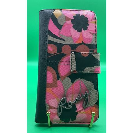 A Very rare Vintage Y2K Roxy Colorful Wallet Passport Holder Travel Wallet