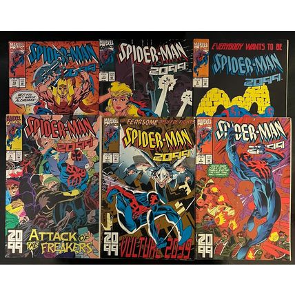 Spider-Man 2099 #5, 7, 8, 9, 11, 12 1993 Marvel Comics Zayix Comics