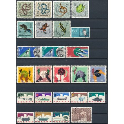 Poland Stamps - 1963 - F H & NM H - Catalogue Value £23+