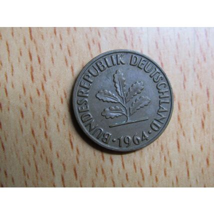1964j 2 Pfennig Germany Coin