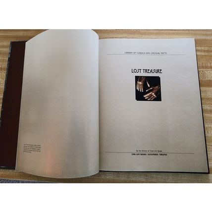 Library of Curious and Unusual Facts: Lost Treasures (Hardcover, 1991)