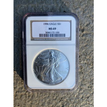 1996 American Silver Eagles NGC MS69 Key Date