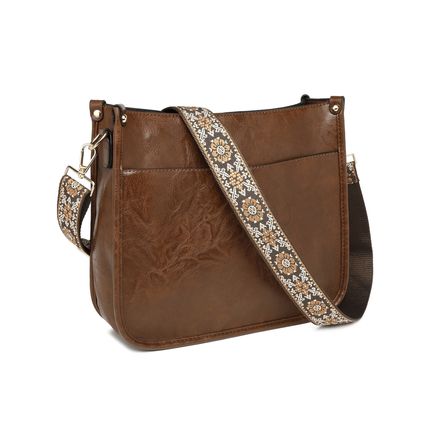 Women Shoulder Purses and Handbags Brown