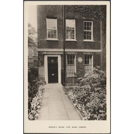 Wesley's House, City Road, London, c.1910s - Bedford Lemere RP Postcard