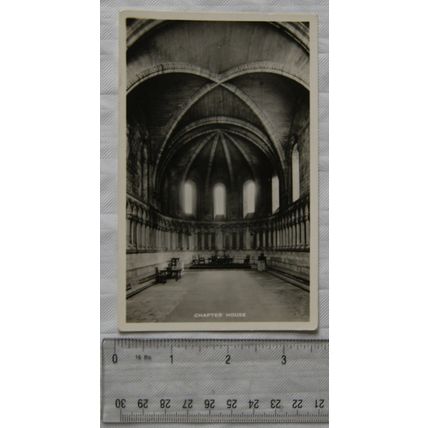vintage postcard Durham Cathedral, Chapter House