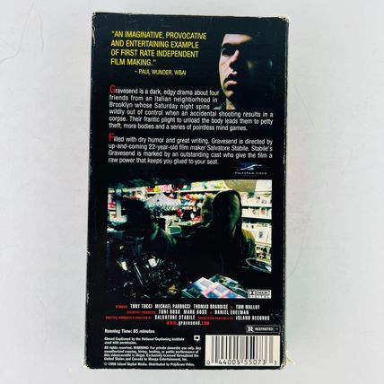 Gravesend VHS Video Tape Thomas Brandise, Tom Malloy