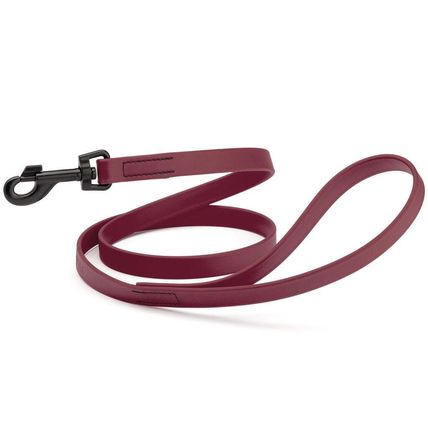 Dog Pet Waterproof Leash - W3/4" x L4' - Merlot Burgundy