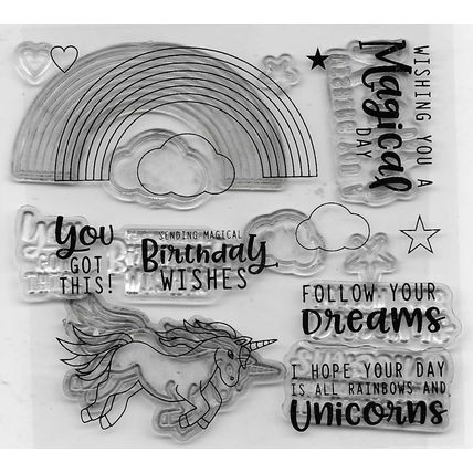 Assorted Stamp Set. App 10.5x10cm. Stamping Cardmaking Scrapbooking Crafts