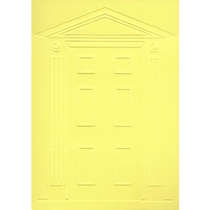 A6 Embossed Card. 10 Sheets. Front Door. Cardmaking Scrapbooking Crafts