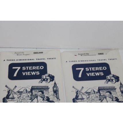 VTG TRU VUE Lot 3 D STEREOSCOPE VIEW 27 Card Sets Around the World Master Views