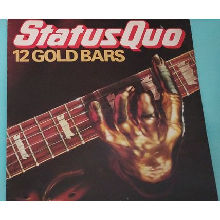Status Quo - 12 Gold bars 12 track vinyl LP record QUOTV1
