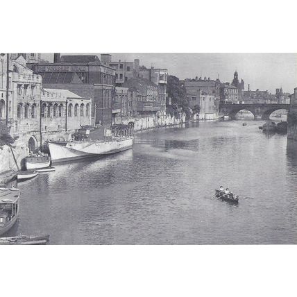 Postcard River Ouse from Lendal Bridge York Guildhall - Nostalgia