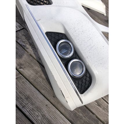 2010-2013 Mercedes Benz E350 Front Bumper + Fog Lights OEM White Local Pickup