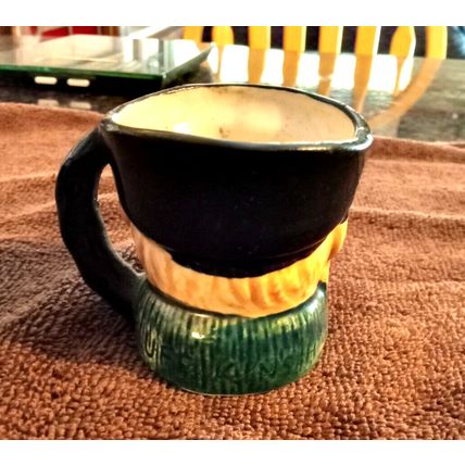 Miniture Old Man Mug 2 5/8" Tall By 3" Wide Made In Occupied Japan