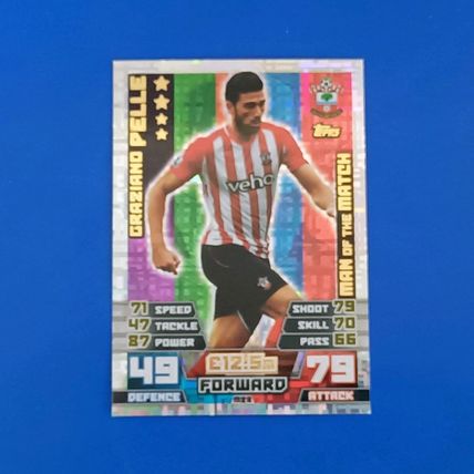 MATCH ATTAX EXTRA 2014/2015 GRAZIANO PELLE MAN OF THE MATCH M28