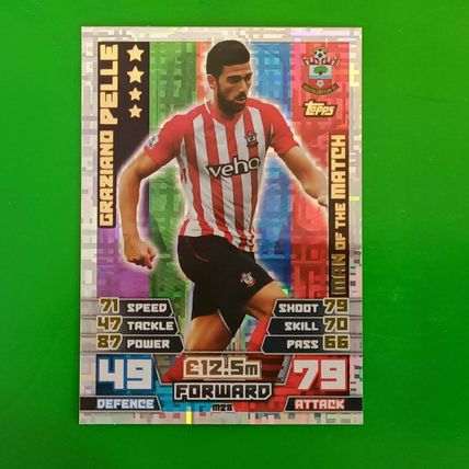 MATCH ATTAX EXTRA 2014/2015 GRAZIANO PELLE MAN OF THE MATCH M28