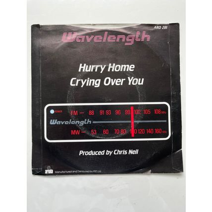 WAVELENGTH - HURRY HOME (UK 7" VINYL, 1982)