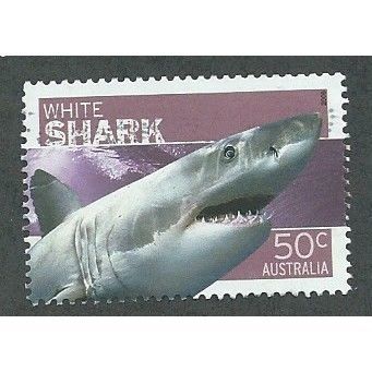 AUS 2006 50c 'DANGEROUS AUSTRALIANS - SHARK ' FINE USED (EBID34-531)