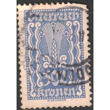 Austria 1922 - SG486 - 300k blue - Ear Of Corn - used