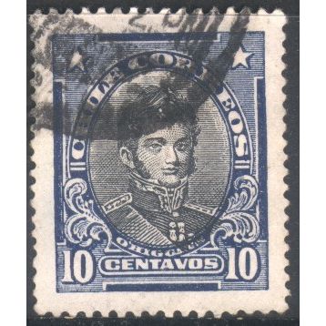 Chile 1911 - SG153 - 10c black & blue - O'Higgins - used