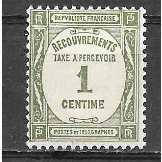 FRANCE N° Taxe 55 YVERT NEUF * (MLH)
