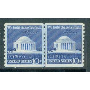 1520 10c Jefferson Memorial Very Fine MNH CLP B0905