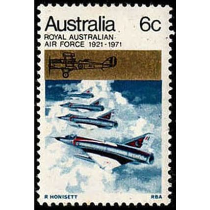 Australia 1971 Royal Australian Air Force 6c MNH Stamp RAAF