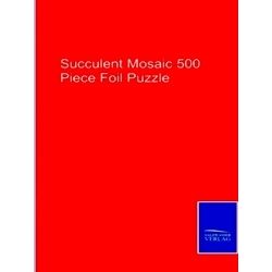 Succulent Mosaic 500 Piece Foil Puzzle