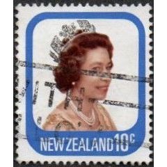 New Zealand 1975 10c Value. Queen Elizabeth II. Fine Used