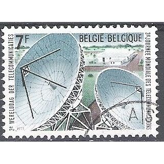 Belgique 1971 Michel 1635 O Cote (2008) 0.40 € Journée des Télécommunications