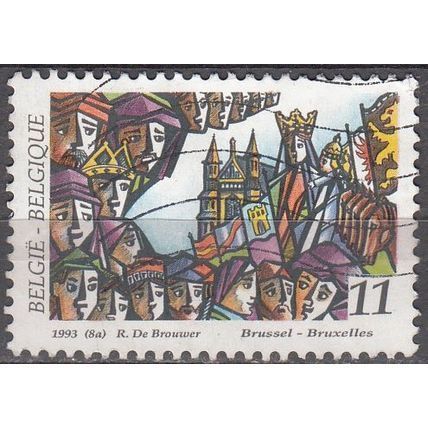Belgique 1993 Michel 2561 O Cote (2008) 0.35 € Ommegang de Bruxelles