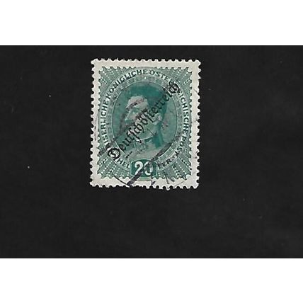 AUSTRIA STAMP - 20 HELLER. #AUS/EU/17