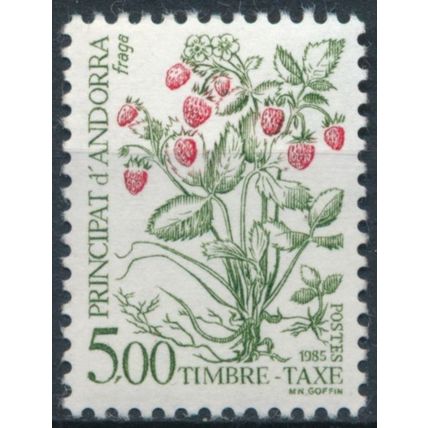 Postage Due: 5.00fr - Andorra French 1985 - MNH - MiNr P62
