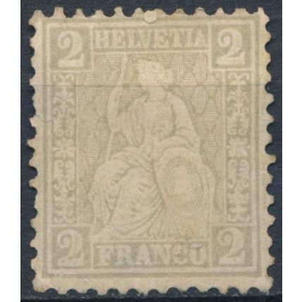 Helvetia: 2c - Switzerland 1862 - FH - MiNr 20