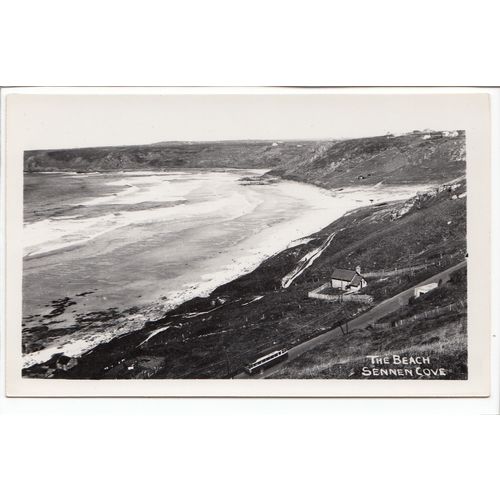 Sennen Cove Beach Cornwall RP Postcard