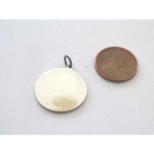 UNUSED 22MM STERLING SILVER MALE/FEMALE CHARM/PENDANT*NO RESERVE