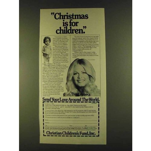 1980 Christian Children's Fund Ad - Sally Struthers - Christmas