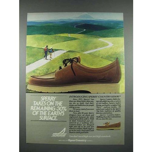1983 Sperry Country-Siders Shoes Ad - Remaining Surface