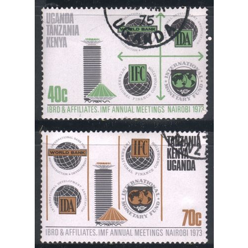 KUT - 1973 - SG329/30 - 40c & 70c - Kenyatta Conference Centre - used