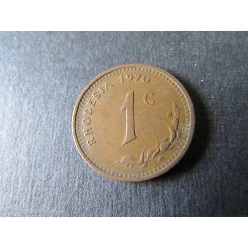 1970 RHODESIA 1 CENT FREE POST. AAZ