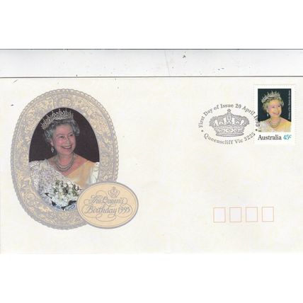 Australia 1995 Queens Birthday FDC Queenscliff special cancel Unaddressed VGC